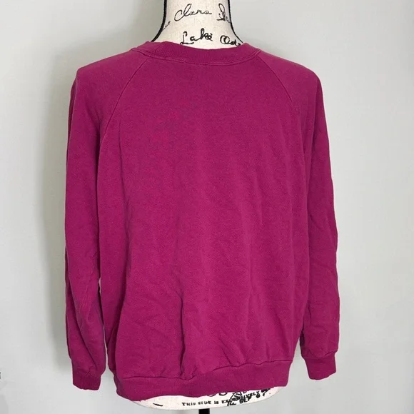 MICKEY UNLIMITED VTG JERRY LEIGH Purple Sweatshirt Disney SZ S/M Disney Mickey - Picture 7 of 10